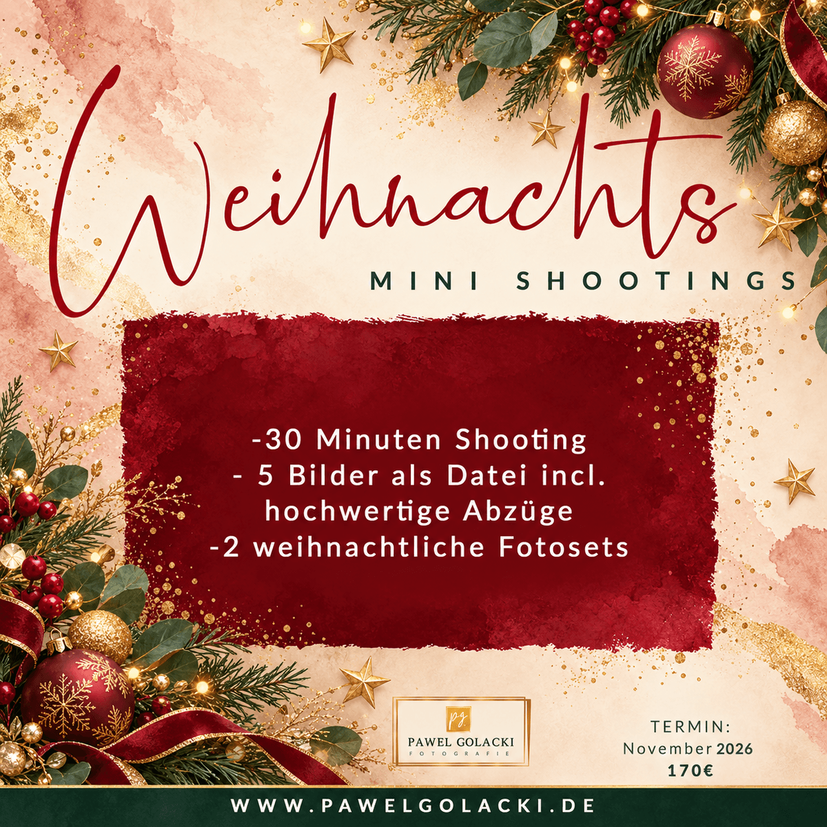 Weihnachts Mini Shootings 2026 1 6eb723ce 9508 457e b52d c5d1e69bff3b Pawel Golacki Fotografie